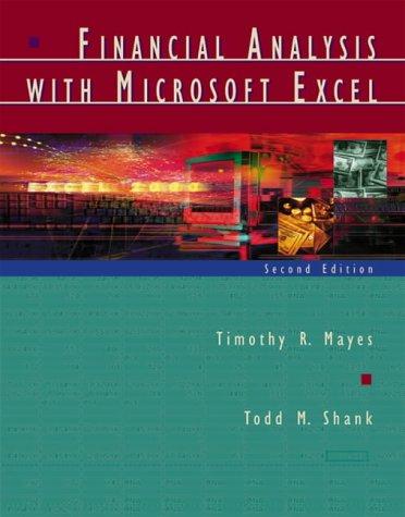 Book Financial Analysis with Microsoft Excel« free
