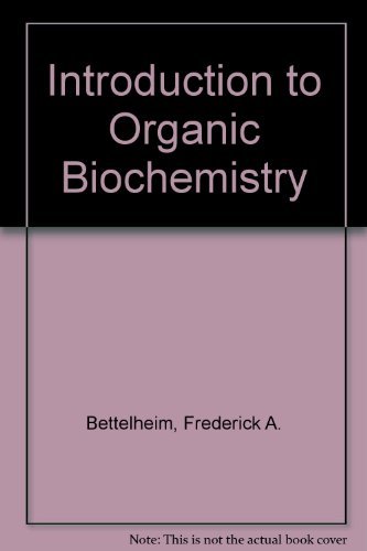 Book Introduction To Organic Biochemistry free