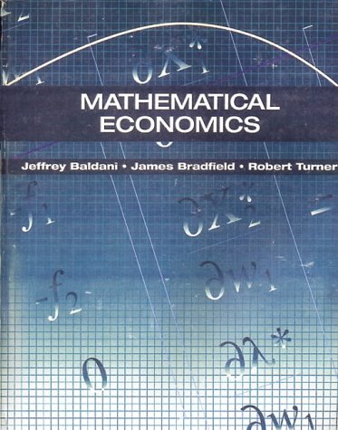 Book Mathematical Economics free