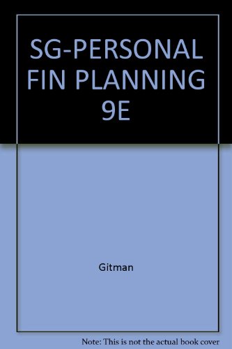 Book SG-PERSONAL FIN PLANNING 9E free