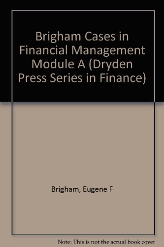 Book Cases in Financial Management (Dryden Press Series in Finance) free