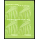 Book Study Guide to accompany Public Finance: A Contemporary Application of Theory to Policy free