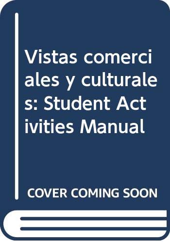 Book Student Activities Manual (with Student Activities Manual Audio CD) for Vistas comerciales y culturales free