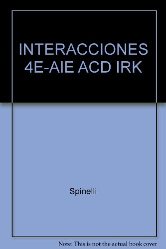 Book Interacciones (4th Edition, 2002 with CD) free