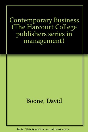 Book [ Studyguide for Contemporary Business: Brief Edition by Boone, ISBN 9780030340314 Cram101 Textbook Reviews ( Author ) ] { Paperback } 2006 free