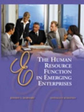 Book The Human Resource Function in Emerging Enterprises (Entrepreneurship Series) free