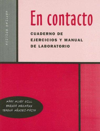 Book Workbook/Lab Manual for En contacto: Gramática en accion, 7th free