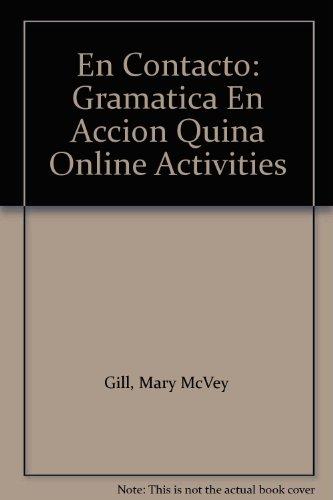 Book En Contacto: Gramatica En Accion Quina Online Activities free