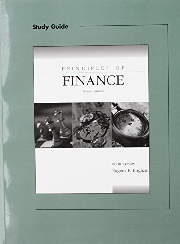 Book Study Guide to accompany Principles of Finance free