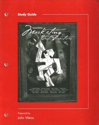 Book Study Guide to accompany Marketing: Best Practices free