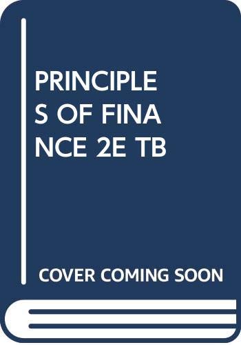 Book Principles Of Finance 2e Tb free