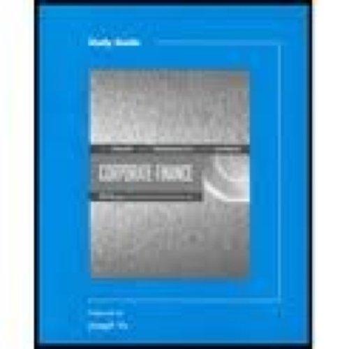 Book Study Guide to accompany Corporate Finance free