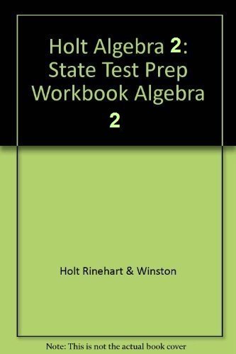 Book Holt Algebra 2 Oklahoma: Test Prep Workbook Algebra 2 free
