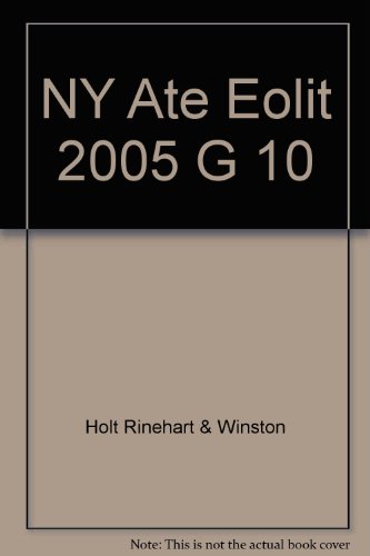 Book Elements Of Literature: New York Annotated Teacher's Edition free