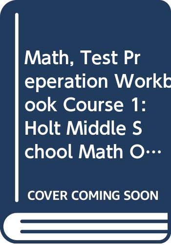 Book Holt Middle School Math Oregon: Test Preperation Workbook Course 1 free