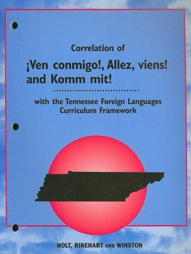 Book Íexprtsate! Grade 6 Correlation With Foreign Language Curriculum: Holt Íexprtsate! Tennessee (spanish 2003) free