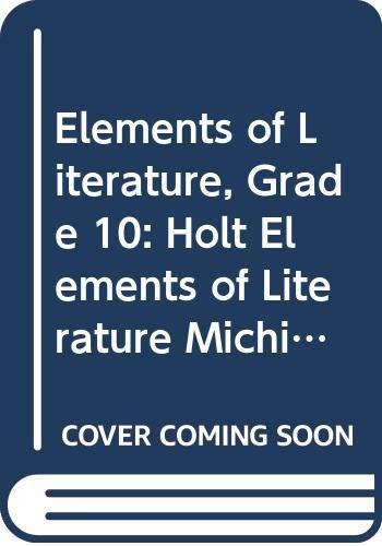 Book Holt Elements of Literature Michigan free