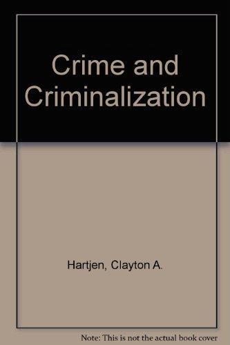 Book Crime and Criminalization free