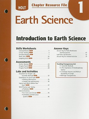 Book Earth Science: Introduction to the Earth, Vol. 1 free