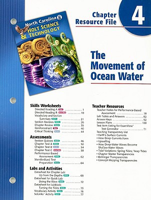 Book North Carolina Holt Science & Technology Chapter 4 Resource File: The Movement Of Ocean Water: Grade 8 free