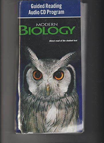 Book Modern Biology: Guided Reading Audio CD Program free