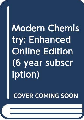 Book Modern Chemistry: ENHANCED ONLINE EDITION WITH STUDENT EDITION ON CD-ROM (6-YEAR SUBSCRIPTION) 2002 free