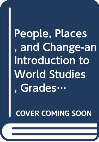 Book Holt People, Places, And Change: An Introduction To World Studies: Online Edition Plus Student Edition Cd-rom 6 Year Grades 6-8 2003 free