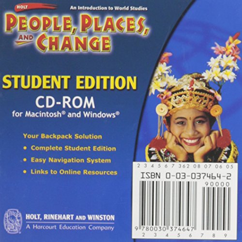 Book Holt People, Places, and Change: An Introduction to World Studies: Student Edition CD-ROM Grades 6-8 2005 free