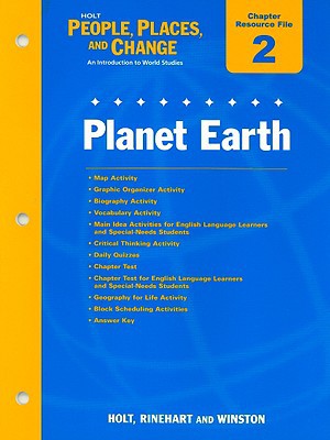 Book Holt People, Places, And Change Chapter 2 Resource File: Planet Earth: An Introduction To World Studies free