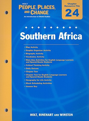 Book Holt People, Places, And Change Chapter 24 Resource File: Southern Africa free