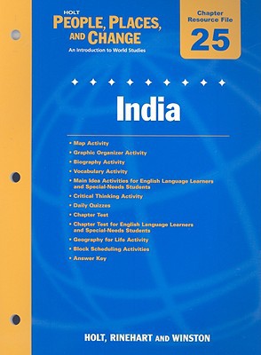 Book Holt People, Places, And Change Chapter 25 Resource File: India free