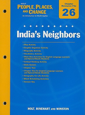 Book Holt People, Places, And Change Chapter 26 Resource File: India's Neighbors: With Answer Key free