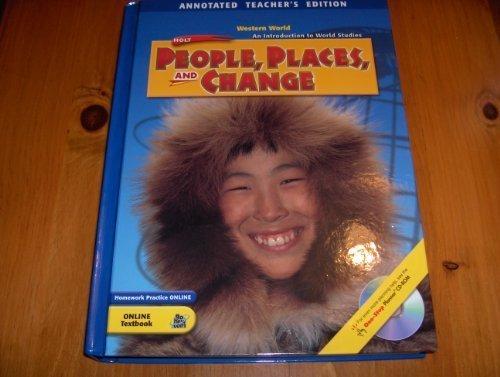 Book Holt People Places and Change, Western World: An Introduction to World Studies (Annotated Teacher's Edition) free