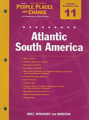 Book Holt People, Places, and Change Western World Chapter 11 Resource File: Atlantic South America: An Introduction to World Studies free