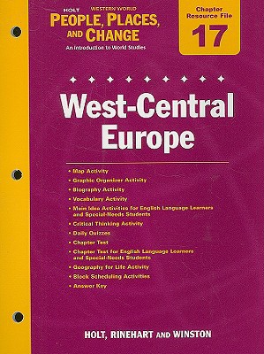 Book Holt People, Places, And Change Chapter 17 Resource File: West-central Europe: With Answer Key free