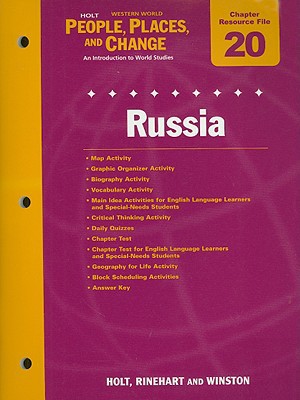 Book Holt People, Places, And Change Western World: Chapter 20 Resource File: Russia: An Introduction To World Studies free