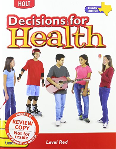 Book Decisions for Health Texas: Student Edition Level Red 2005 free
