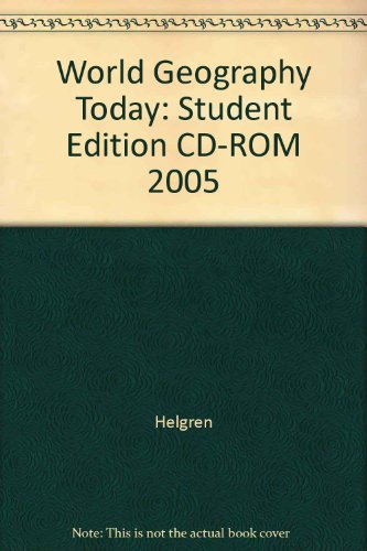 Book World Geography Today: Student Edition Cd-rom 2005 free