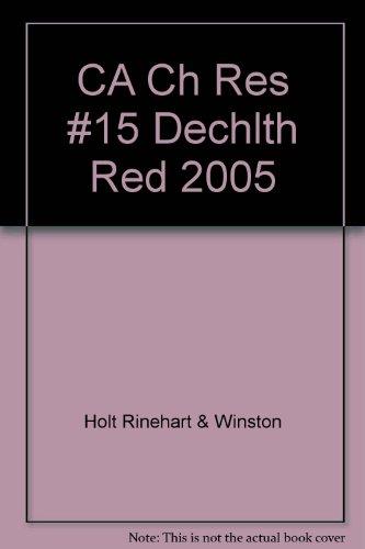 Book Decisions For Health California: Chapter Resource File Level Red Chapter 15 Noninfectious Diseases And Disorder free