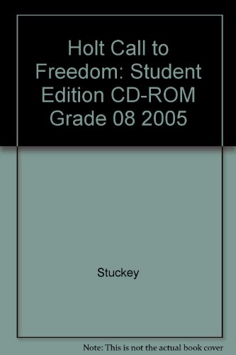 Book Holt Call to Freedom, CD-ROM Student Edition free