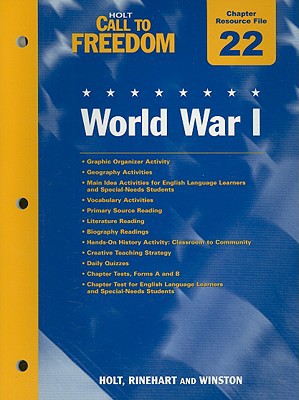 Book Holt Call To Freedom Chapter 22 Resource File: World War I free