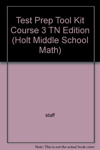 Book Tennessee Test Prep Toolkit Middle School Math 2005, Course 3 free