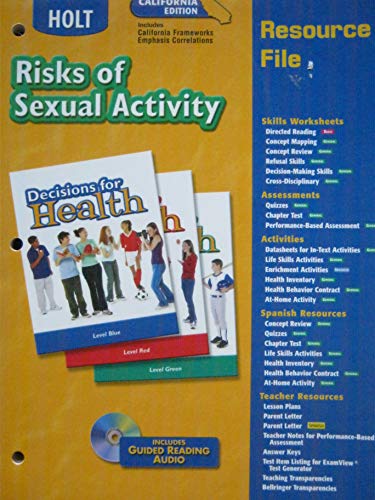 Book Decisions for Health California: Resource File Risks of Sexual Activity free