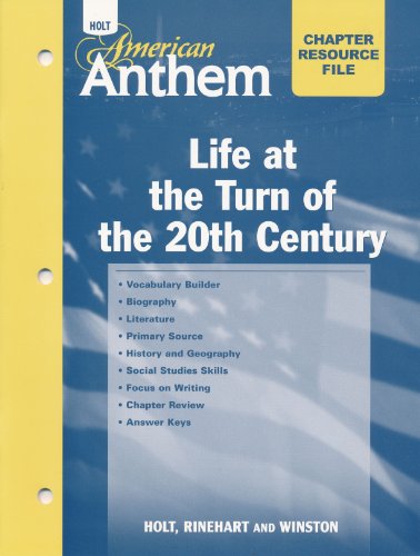 Book Crf W/ans: Turn Century Am Anthem 2007 free