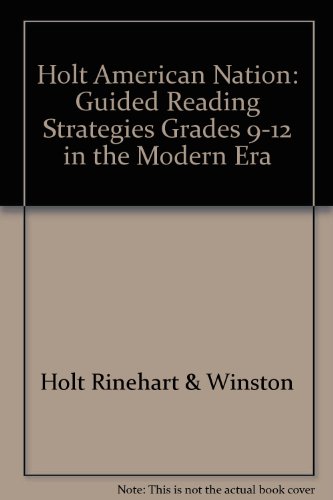 Book Holt American Nation: In The Modern Era: Guided Reading Strategies free
