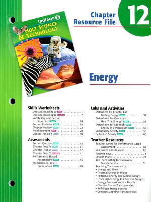Book Indiana Holt Science & Technology Chapter 12 Resource File: Energy: Grade 6 free