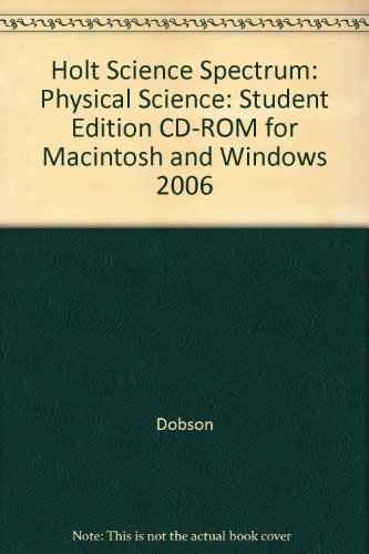 Book Physical Science (Holt Science Spectrum), Student Edition free