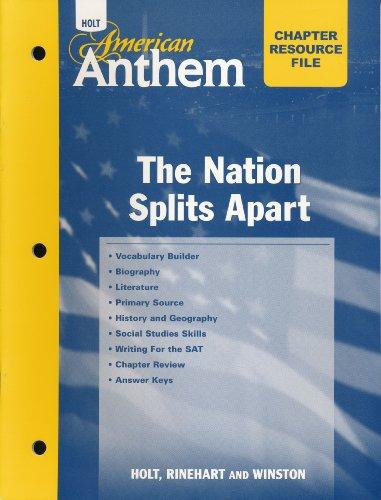 Book Crf W/ans: Nation Splt Am Anthem 2007 free