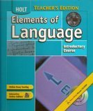 Book Elements of Language Teacher's Edition (INTRODUCTORY COURSE) free