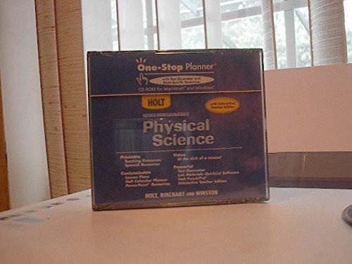 Book Holt Science Spectrum: Physical Science: One-Stop Planner With Test Generator and State-Specific Resources CD-ROM free